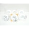 Lithonia Lighting SET OF 6 6IN NICKEL OPEN SHALLOW TRIM LIGHTING PARTS AND ACCESSORY CO1 - alternate 1